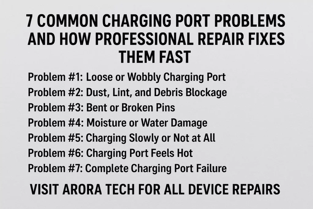 7 Common Charging Port Problems
