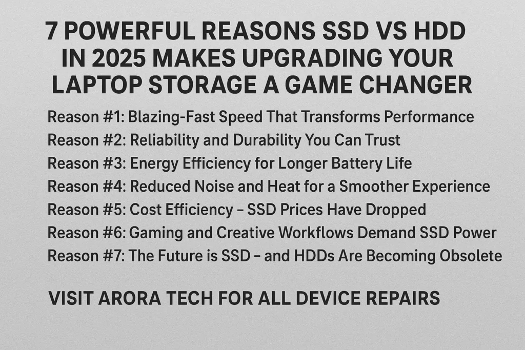 7 Powerful Reasons SSD vs HDD in 2025