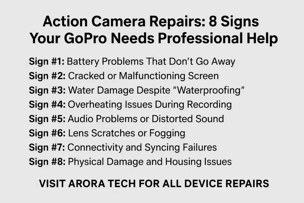 Signs Your GoPro Needs Professional Help
