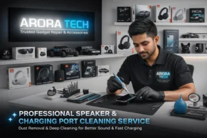 Professional Speaker & Charging Port Cleaning Service