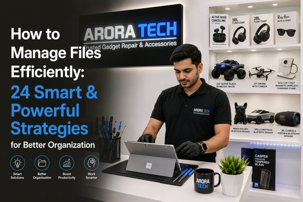 how to manage files efficiently