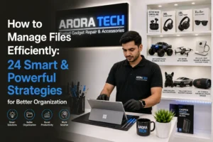 how to manage files efficiently