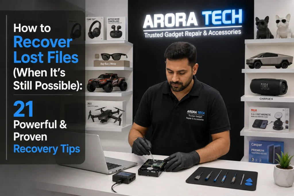 how to recover lost files