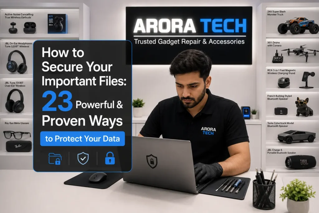 how to secure your important files