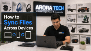 how to sync files across devices