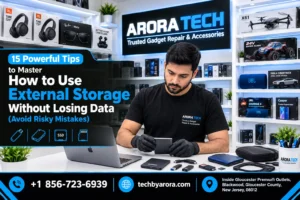 external storage without losing data