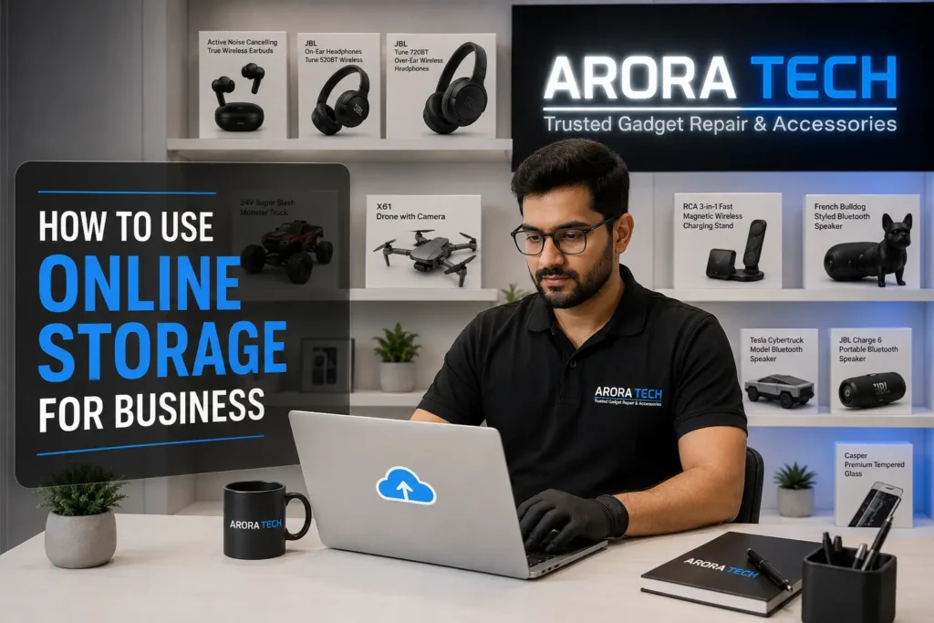 use online storage for business