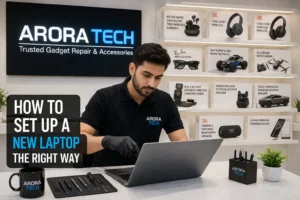 how to set up a new laptop