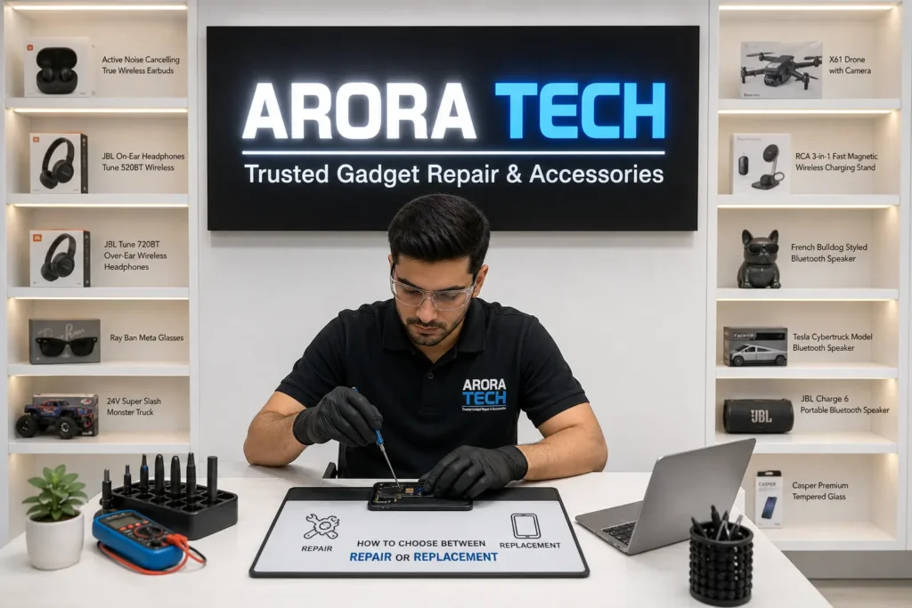 choose between repair or replacement
