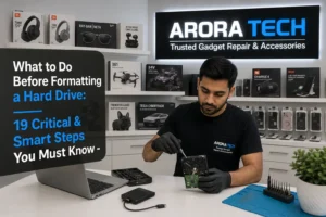 to do before formatting a hard drive