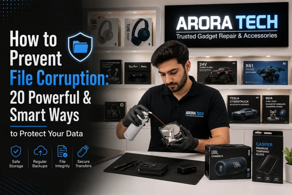 how to prevent file corruption