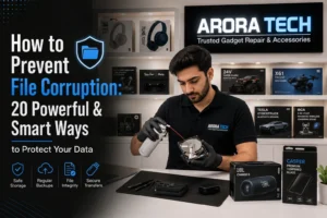 how to prevent file corruption