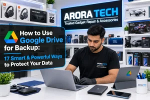 how to use google drive for backup
